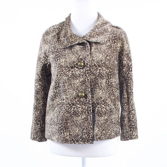 Talbots brown cotton jacket 2P - Picture 1 of 8